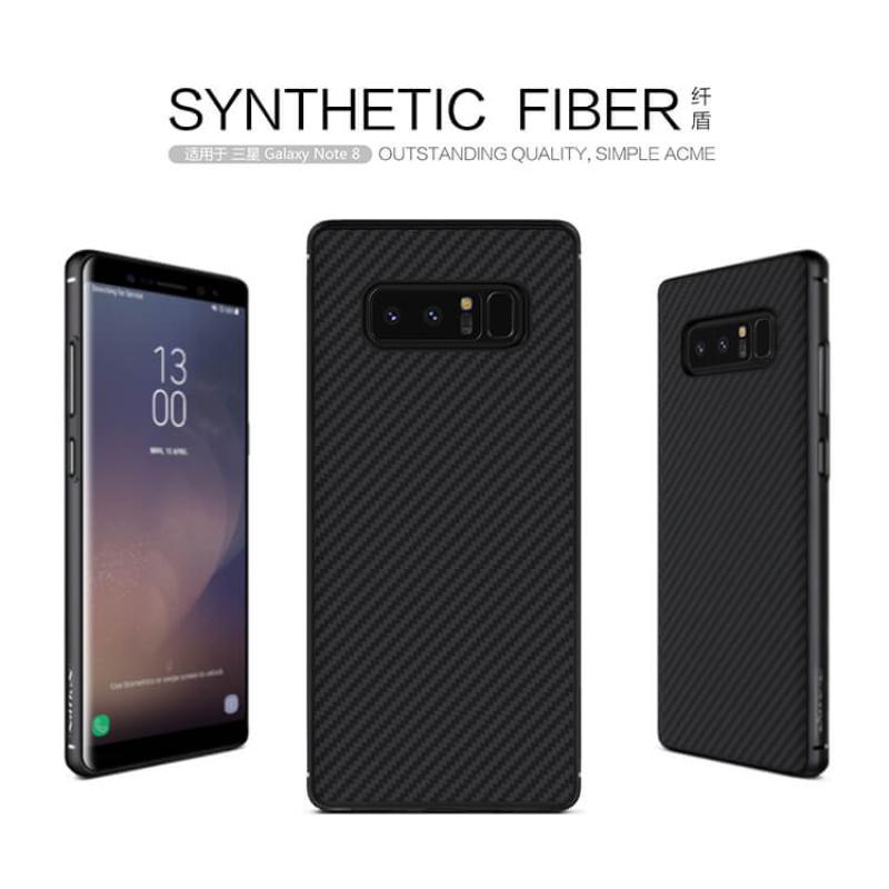 Mate Nillkin sintético de fibra de carbono de nuevo Cases Covers Para Samsung Galaxy Note 8