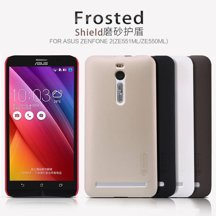 Nillkin Super Frosted Shield Matte cover case for ASUS ZenFone 2 5.5 (ZE550ML ZE551ML) + free screen protector