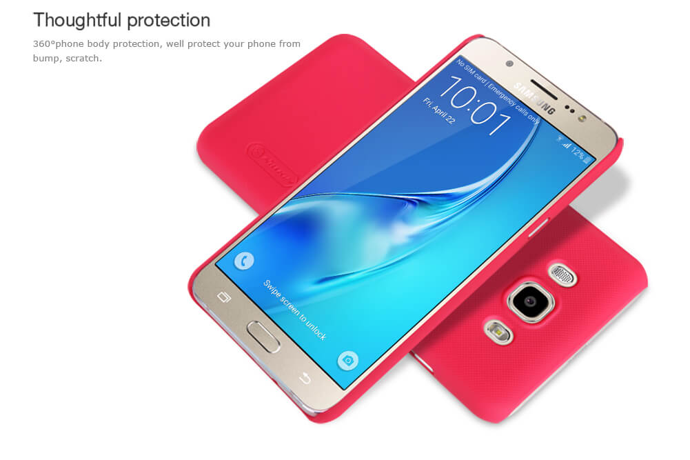 Nillkin Super Frosted Shield Matte cover case for Samsung Galaxy J7108/Galaxy J7(2016) (5.5inch) + free screen protector