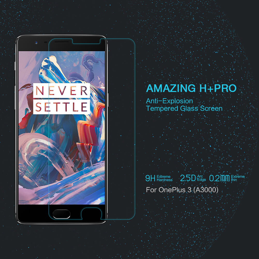 Nillkin Amazing H+ Pro tempered glass screen protector for Oneplus 3 (A3000 A3003 A3005)