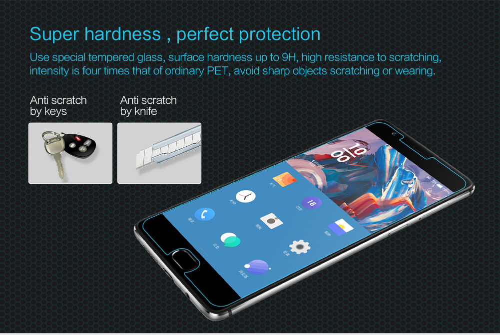Nillkin Amazing H tempered glass screen protector for Oneplus 3 (A3000 A3003)