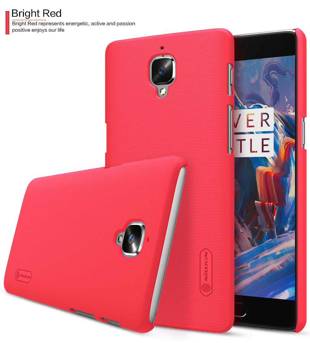 Nillkin Super Frosted Shield Matte cover case for Oneplus 3 / 3T (A3000 A3003 A3005 A3010) + free screen protector