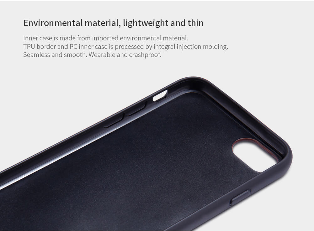 Ốp lưng chống sốc vân da cá sấu bảo vệ toàn diện cho iPhone SE 2020 / iPhone 7 / iPhone 8 hiệu Nillkin Hybrid