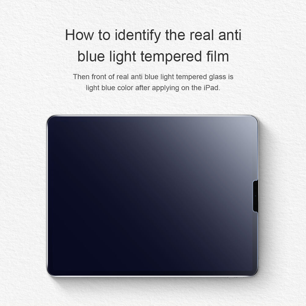 Nillkin Amazing V+ anti blue light tempered glass for Apple iPad Pro 12.9 (2021), iPad Pro 12.9 (2020), Apple iPad Pro 12.9 (2018)
