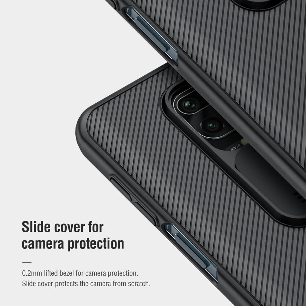 Nillkin CamShield cover case for Xiaomi Redmi Note 9 Pro, Note 9 Pro Max, Note 9S, Poco M2 Pro