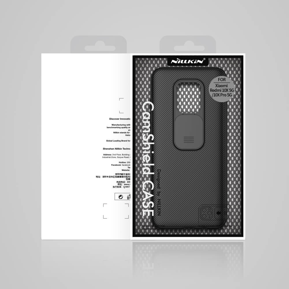 Nillkin CamShield cover case for Xiaomi Redmi 10X 5G, Redmi 10X Pro 5G