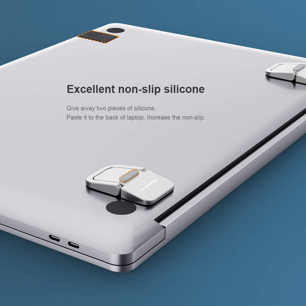 Bộ giá đỡ tản nhiệt mini cho Macbook / laptop siêu nhỏ gọn hiệu Nillkin Laptop Bolster portable stand