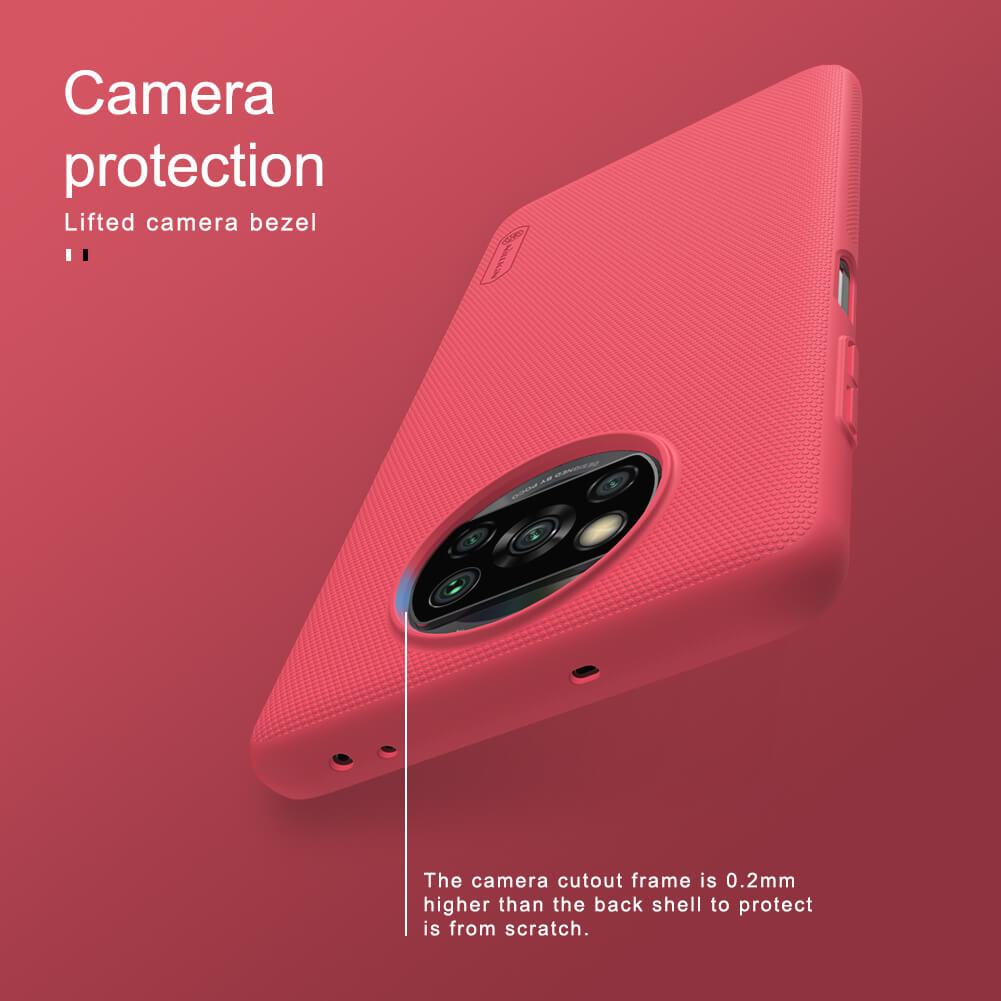 Nillkin Super Frosted Shield Matte cover case for Xiaomi Pocophone X3 NFC (Poco X3 NFC), Poco X3 Pro