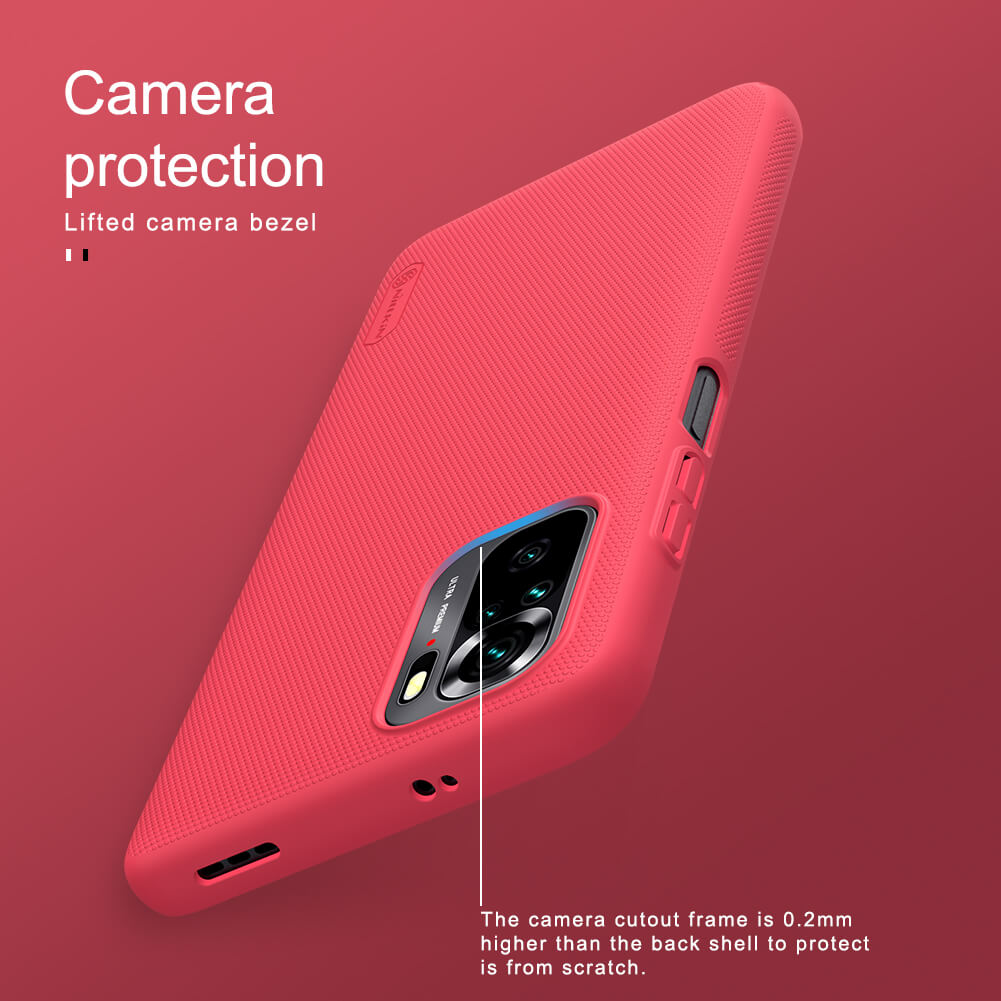 Nillkin Super Frosted Shield Matte cover case for Xiaomi Redmi Note 10 4G (Global), Redmi Note 10S (India)