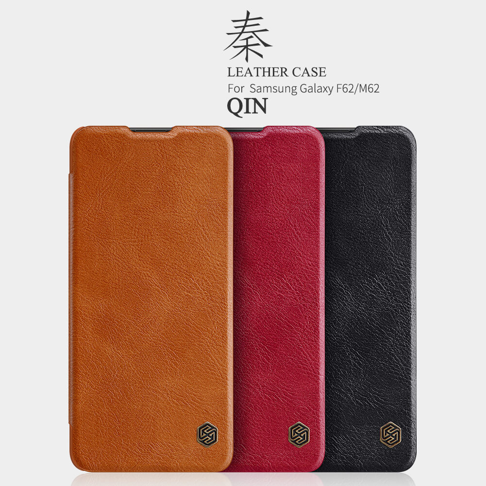 Nillkin Qin Series Leather case for Samsung Galaxy F62, Galaxy M62