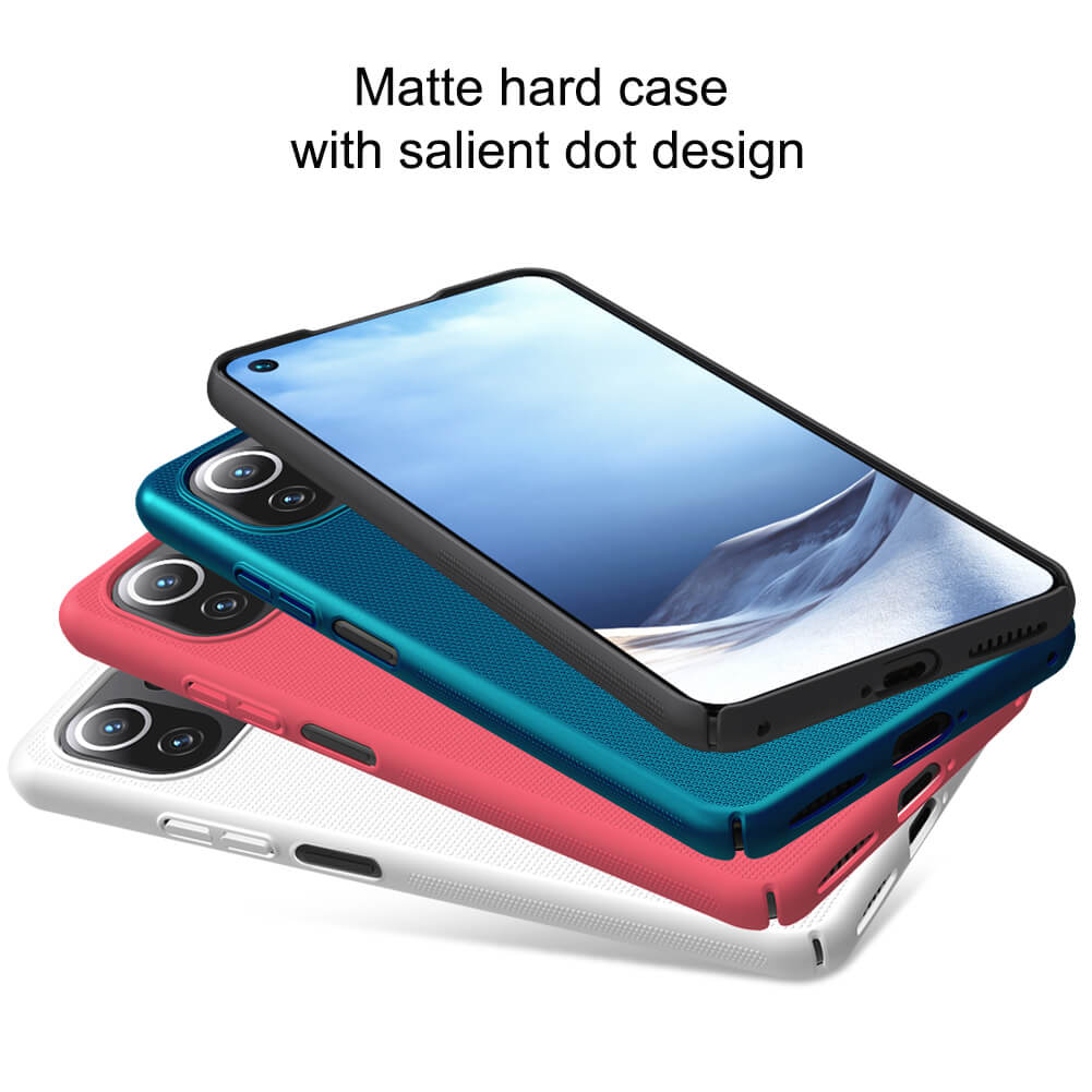 Nillkin Super Frosted Shield Matte cover case for Xiaomi Mi11 Lite (Mi 11 Lite), Mi11 Lite 5G NE