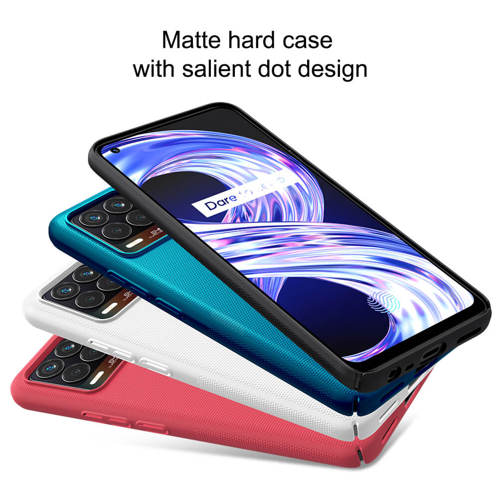 Nillkin Super Frosted Shield Matte cover case for Oppo Realme 8, Realme 8 Pro (shipped in May)