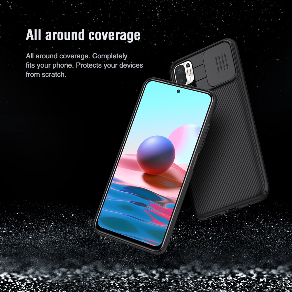 Nillkin CamShield cover case for Xiaomi Redmi Note 10 5G, Poco M3 Pro 4G,5G, Xiaomi Redmi Note 10T 4G, Redmi Note 10T 5G