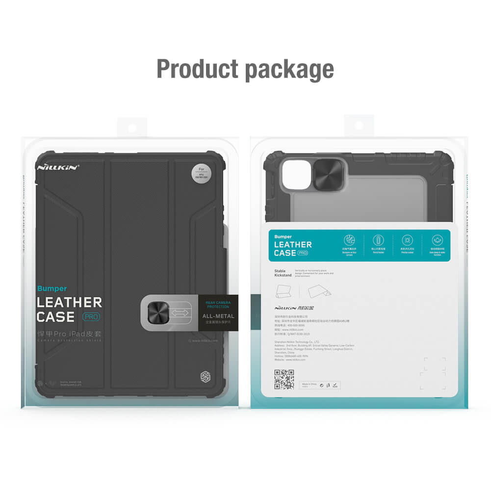 Nillkin Bumper Leather cover case Pro for Apple iPad Pro 12.9 (2021), iPad Pro 12.9 (2020)
