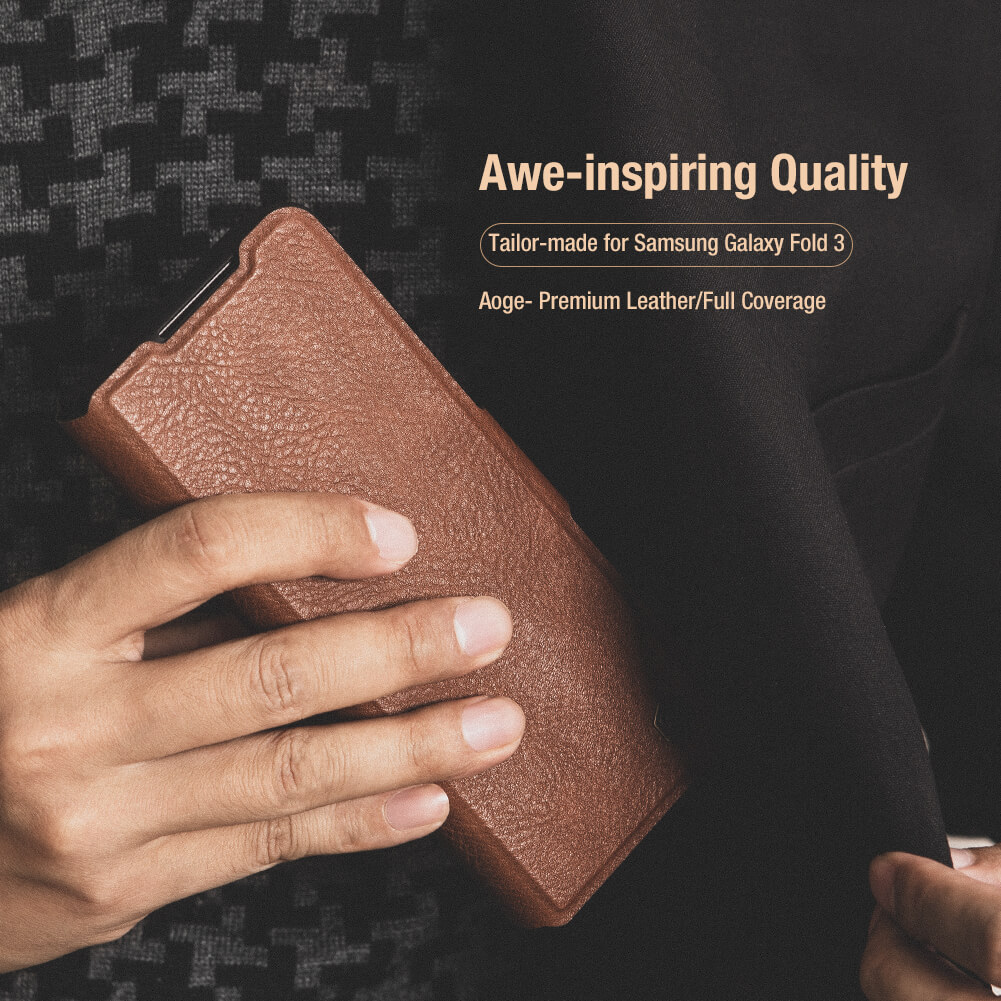 Nillkin Aoge Leather Cover case for Samsung Galaxy Z Fold3 (Fold 3 5G), W22 5G