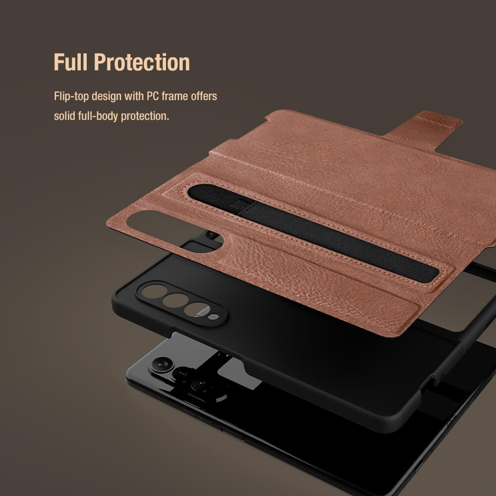 Nillkin Aoge Leather Cover case for Samsung Galaxy Z Fold3 (Fold 3 5G), W22 5G