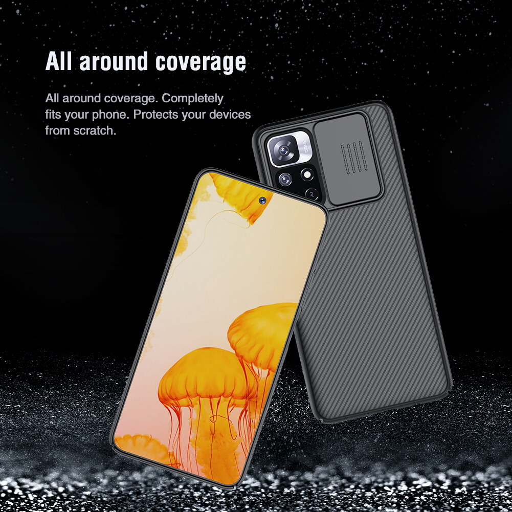 Nillkin CamShield cover case for Xiaomi Redmi Note 11 5G (China), Xiaomi Poco M4 Pro 5G, Xiaomi Redmi Note 11T 5G, Xiaomi Redmi Note 11S 5G