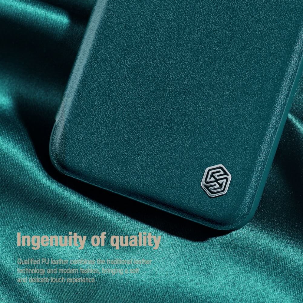 Nillkin Qin Pro Plain Leather + Cloth case for Samsung Galaxy S22 Ultra