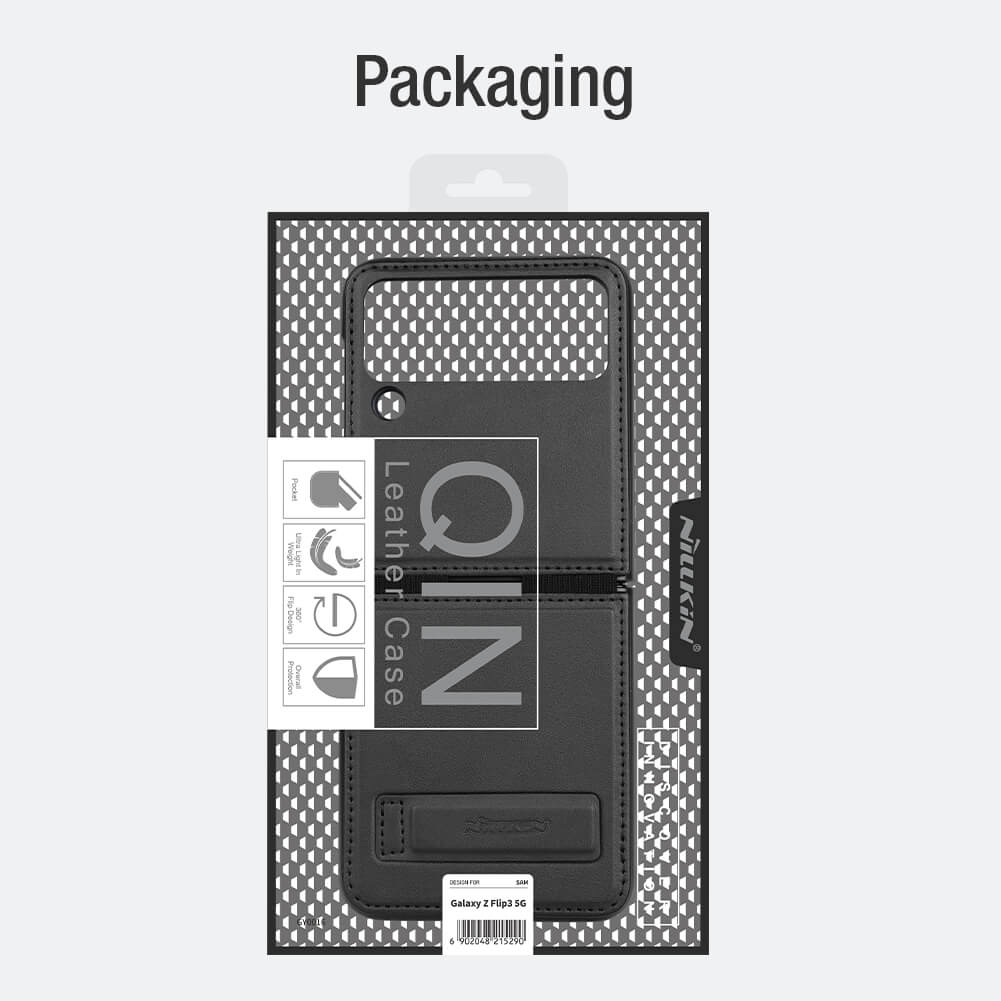 Nillkin Qin Vegan leather case for Samsung Galaxy Z Flip3 5G (Z Flip 3 5G)