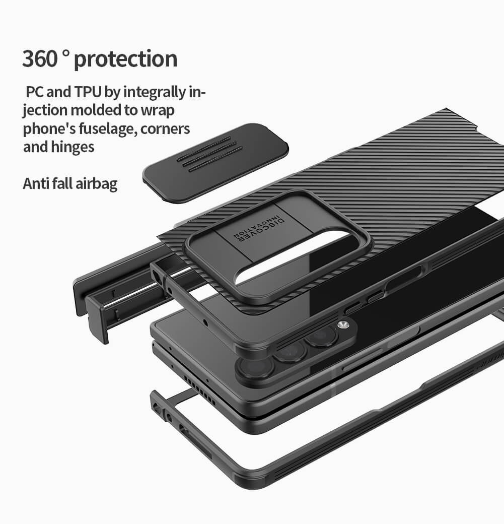 Nillkin CamShield Pro Full set cover case for Samsung Galaxy Z Fold4 (Fold 4 5G)