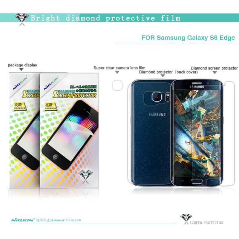 Nillkin Bright Diamond Protective Film for Samsung Galaxy S6 Edge (G9250) order from official NILLKIN store