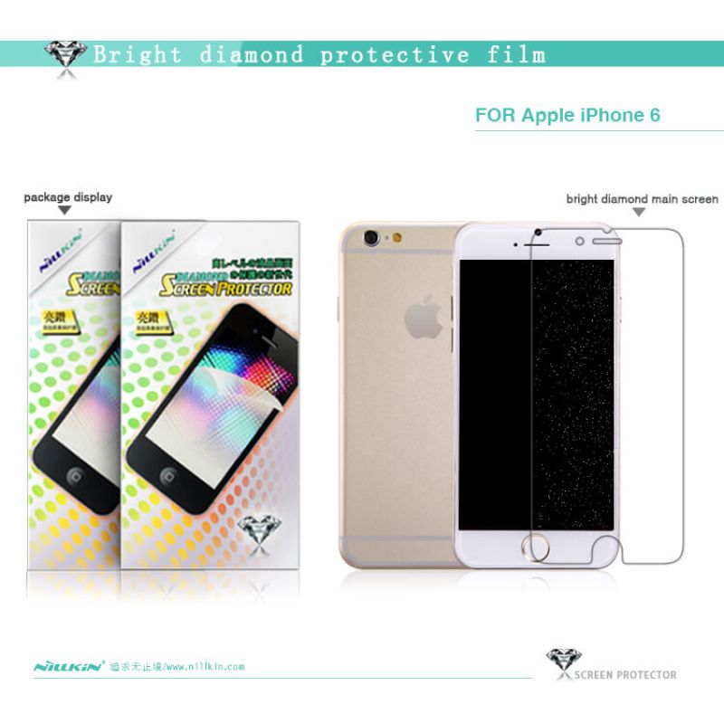 Nillkin Bright Diamond Protective Film for Apple iPhone 6 order from official NILLKIN store