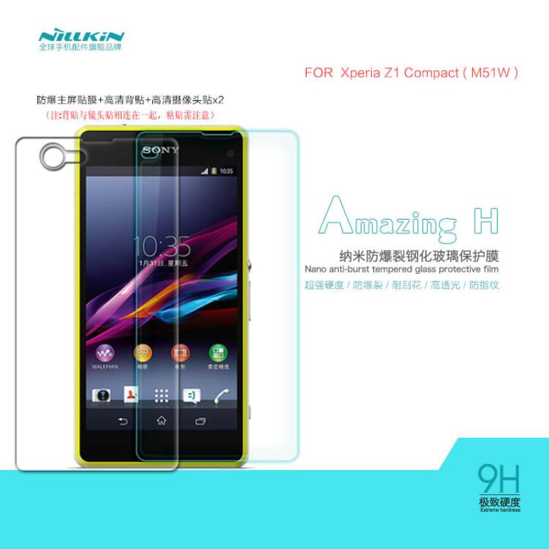 Nillkin Amazing H tempered glass screen protector for Sony Xperia Z1 Compact (Z1 mini M51W) order from official NILLKIN store