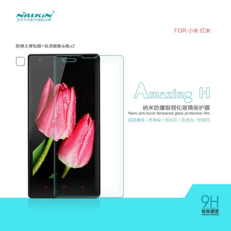 Nillkin Amazing H tempered glass screen protector for Xiaomi Red Rice (1s Hongmi) order from official NILLKIN store