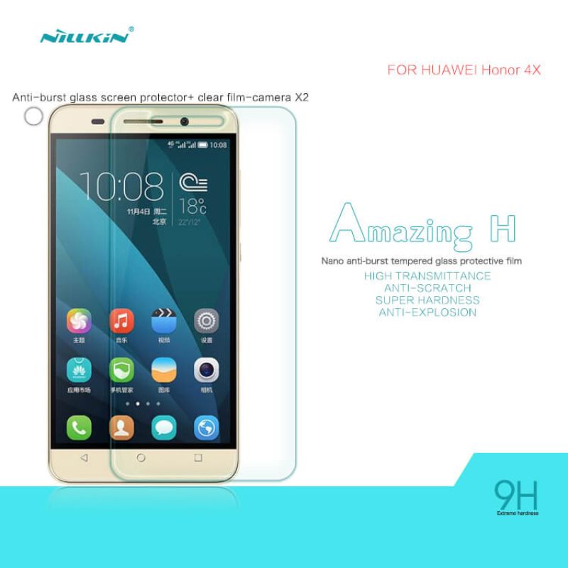 Nillkin Amazing H tempered glass screen protector for Huawei Honor 4X (Honor Play 4X) order from official NILLKIN store