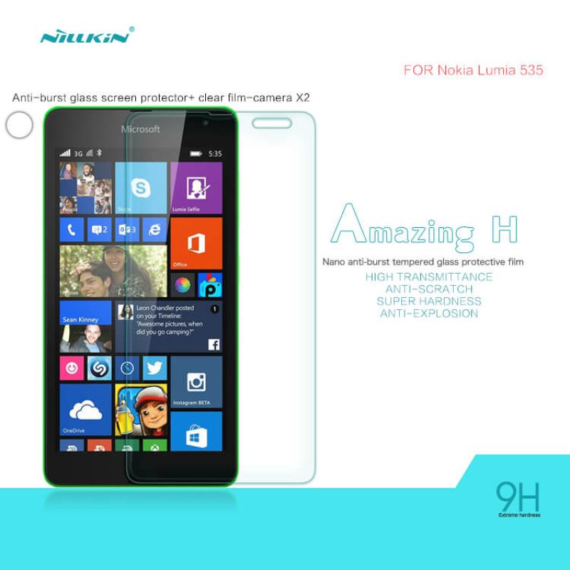 Nillkin Amazing H tempered glass screen protector for Nokia Lumia 535 (Lumia535) order from official NILLKIN store