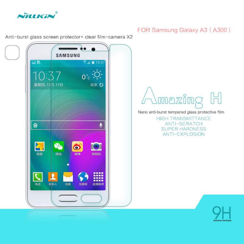 Nillkin Amazing H tempered glass screen protector for Samsung Galaxy A3 (A300 A3000) order from official NILLKIN store