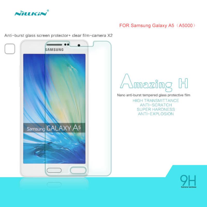 Nillkin Amazing H tempered glass screen protector for Samsung Galaxy A5 (A5000 A500H A500F) order from official NILLKIN store