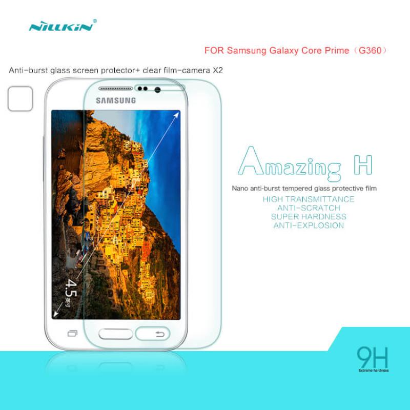 Nillkin Amazing H tempered glass screen protector for Samsung Galaxy Core Prime (G360 G3606 G3608 G3609) order from official NILLKIN store