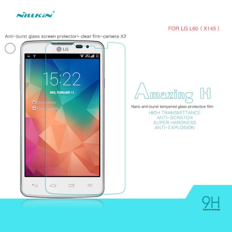 Nillkin Amazing H tempered glass screen protector for LG L60 (X145) order from official NILLKIN store