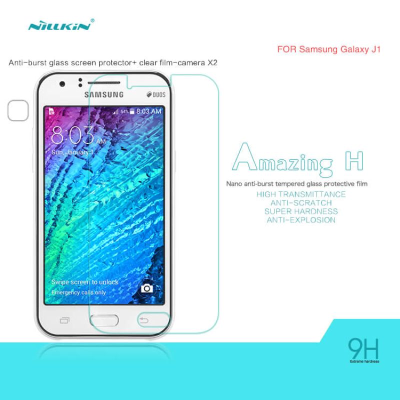 Nillkin Amazing H tempered glass screen protector for Samsung Galaxy J1 (Duos J100) order from official NILLKIN store