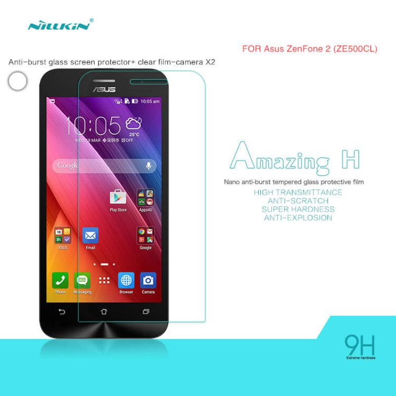 Nillkin Amazing H tempered glass screen protector for ASUS ZenFone 2 5.0 (ZE500CL) order from official NILLKIN store
