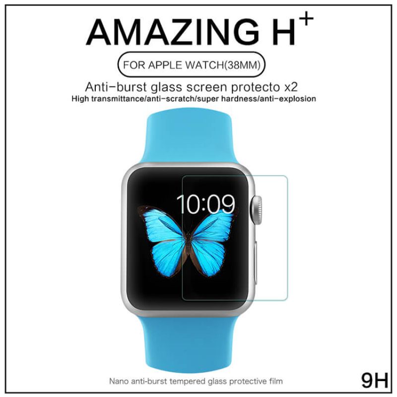 Nillkin Amazing H+ tempered glass screen protector for Apple Watch 38мм order from official NILLKIN store