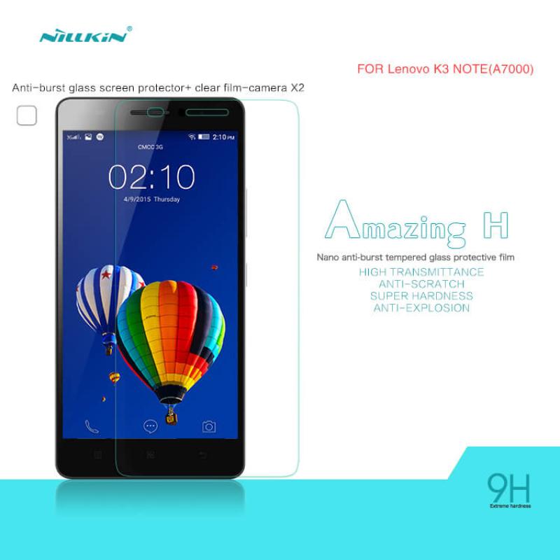 Nillkin Amazing H tempered glass screen protector for Lenovo K3 Note (A7000 A7000 Plus) order from official NILLKIN store