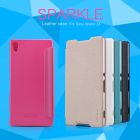 Nillkin Sparkle Series New Leather case for Sony Xperia Z4 / Z3+ (E6533 E6553 Z3X Z3 Neo) order from official NILLKIN store