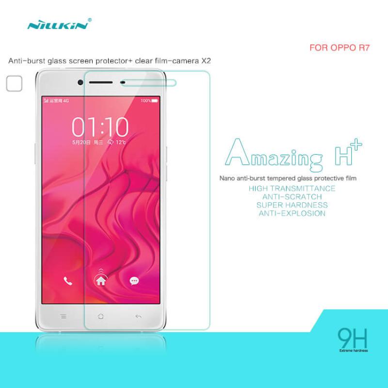 Nillkin Amazing H+ tempered glass screen protector for Oppo R7 order from official NILLKIN store