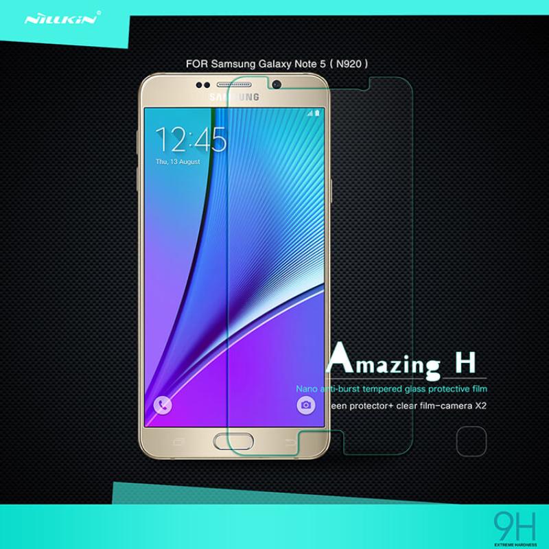 Nillkin Amazing H tempered glass screen protector for Samsung Galaxy Note 5 (N920 N9200) N920 order from official NILLKIN store