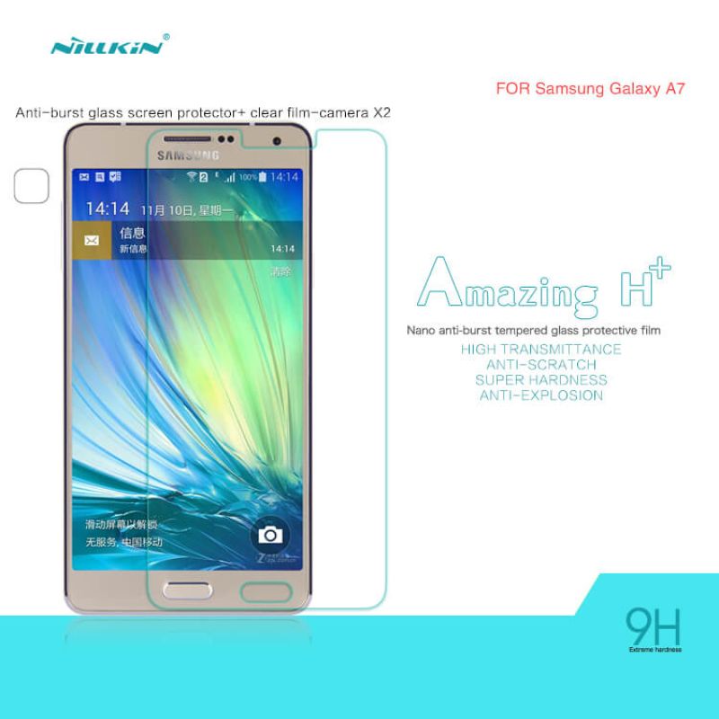Nillkin Amazing H+ tempered glass screen protector for Samsung Galaxy A7 (A700 A700F A7000 ) order from official NILLKIN store