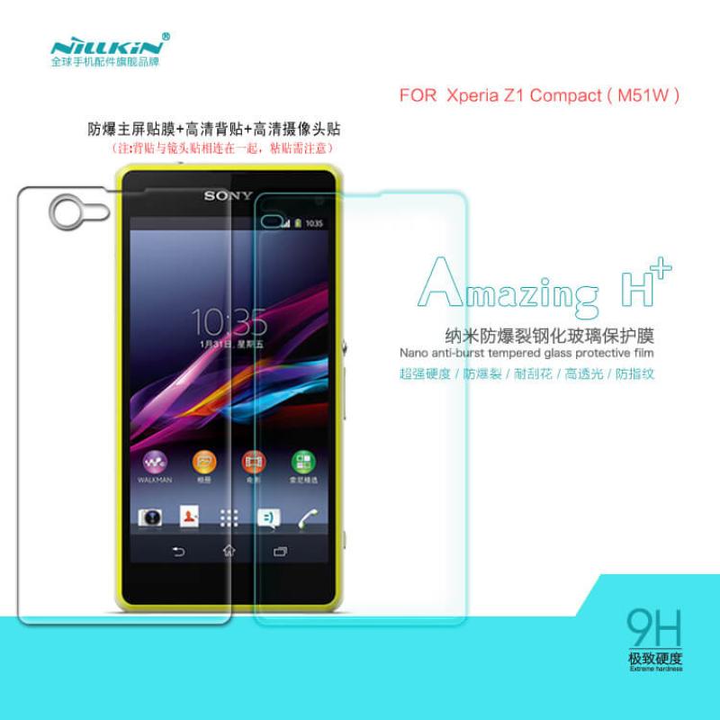 Nillkin Amazing H+ tempered glass screen protector for Sony Xperia Z1 Compact (Z1 mini M51W) order from official NILLKIN store