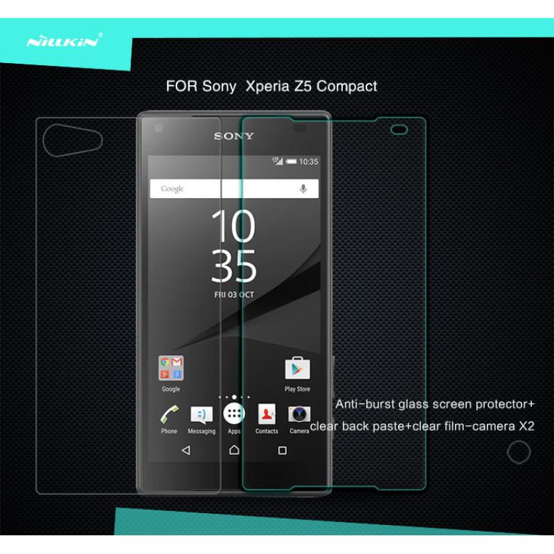 Nillkin Amazing H tempered glass screen protector for Sony Xperia Z5 Compact/Z5 mini/J5 Compact (E5803 E5823 J5 Compact Z5 mini 88) order from official NILLKIN store