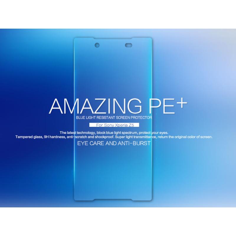 Nillkin Amazing PE+ tempered glass screen protector for Sony Xperia Z5 (E5803 E6603 E6633 E6653 E6683) order from official NILLKIN store