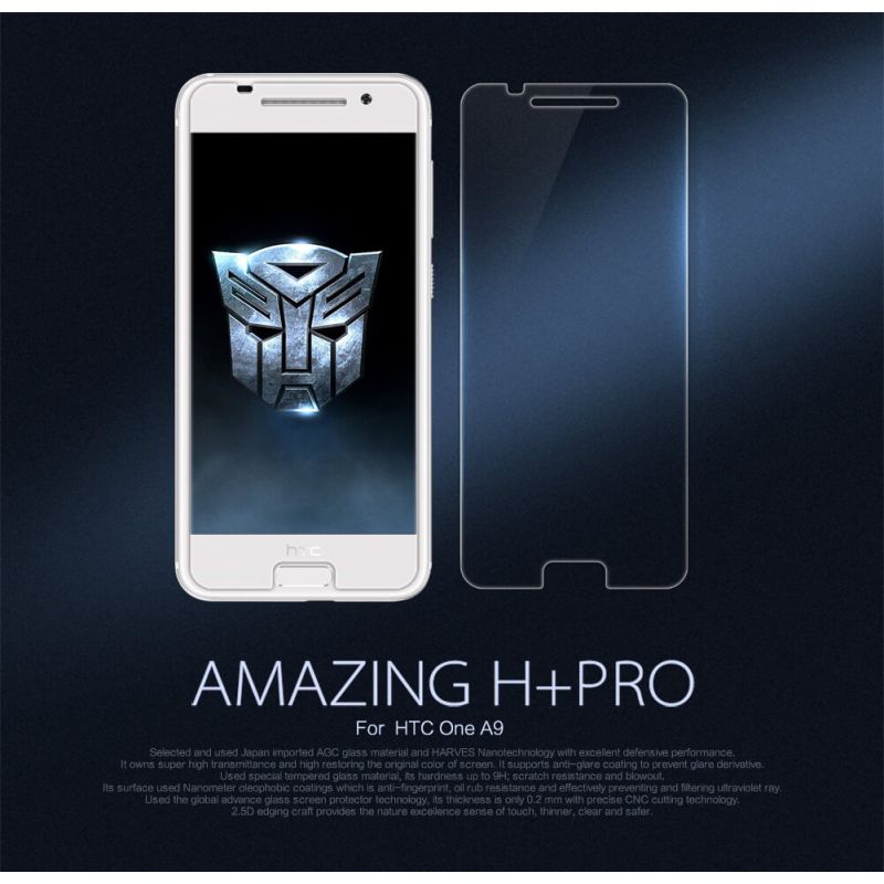Nillkin Amazing H+ Pro tempered glass screen protector for HTC One A9 Aero A9w order from official NILLKIN store