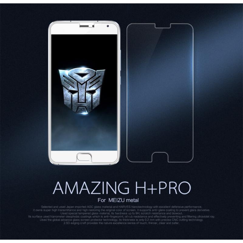 Nillkin Amazing H+ Pro tempered glass screen protector for Meizu Metal (Meizu Meilan M1 Metal M57A MA01) order from official NILLKIN store