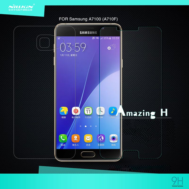 Nillkin Amazing H tempered glass screen protector for Samsung A7100 (A710F) order from official NILLKIN store