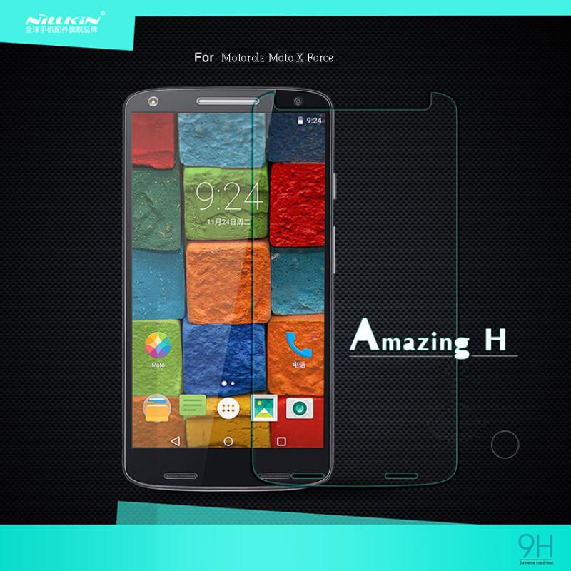 Nillkin Amazing H tempered glass screen protector for Motorola Moto X Force order from official NILLKIN store