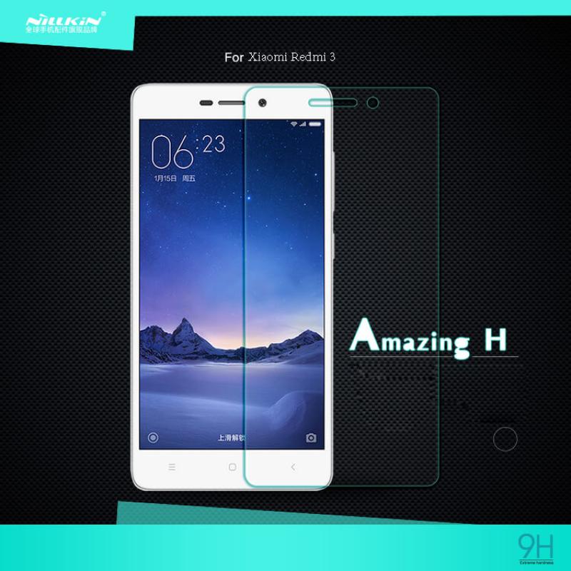 Nillkin Amazing H tempered glass screen protector for Xiaomi Redmi 3s/Red Rice 3/redmi 3 pro order from official NILLKIN store